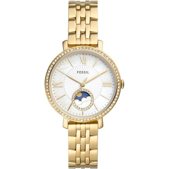 Women\'s Gold Jacqueline Quartz Stainless Steel Three Hand Bracelet Watch main image 6
